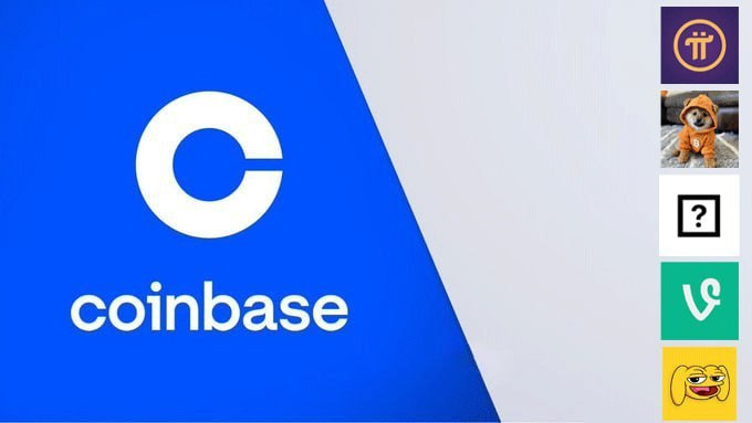 Like And RT if you want Coinbase   
@Coinbase

 to list:
1- #Picoin
2-  $DOG 
 3- $MAYBE
4- $VINE
5-  $ANDY 
did i forget something else?