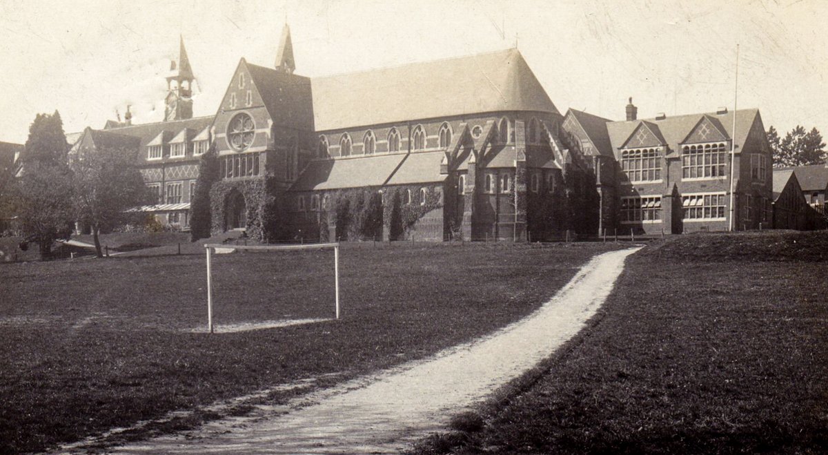 Cranleigh School Archives (@cs1865) on Twitter photo The School around 1910 with the newly built Merriman Block on the right. The large path led to House, the forerunner of <a href="/CranleighPrep/">Cranleigh Prep</a>, and the sloping South Field was still used for football The School around 1910 with the newly built Merriman Block on the right. The large path led to House, the forerunner of <a href="/CranleighPrep/">Cranleigh Prep</a>, and the sloping South Field was still used for football