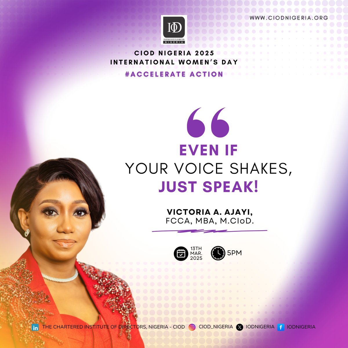 CIoDNigeria's tweet photo. as she shared thought-provoking perspectives on career growth and personal development.
Here are some notable quotes from the session...
#CIoD #InternationalWomensDay #AccelerateAction #Leadership #CareerGrowth #WomenInBusiness https://t.co/UpT1bfkKTn