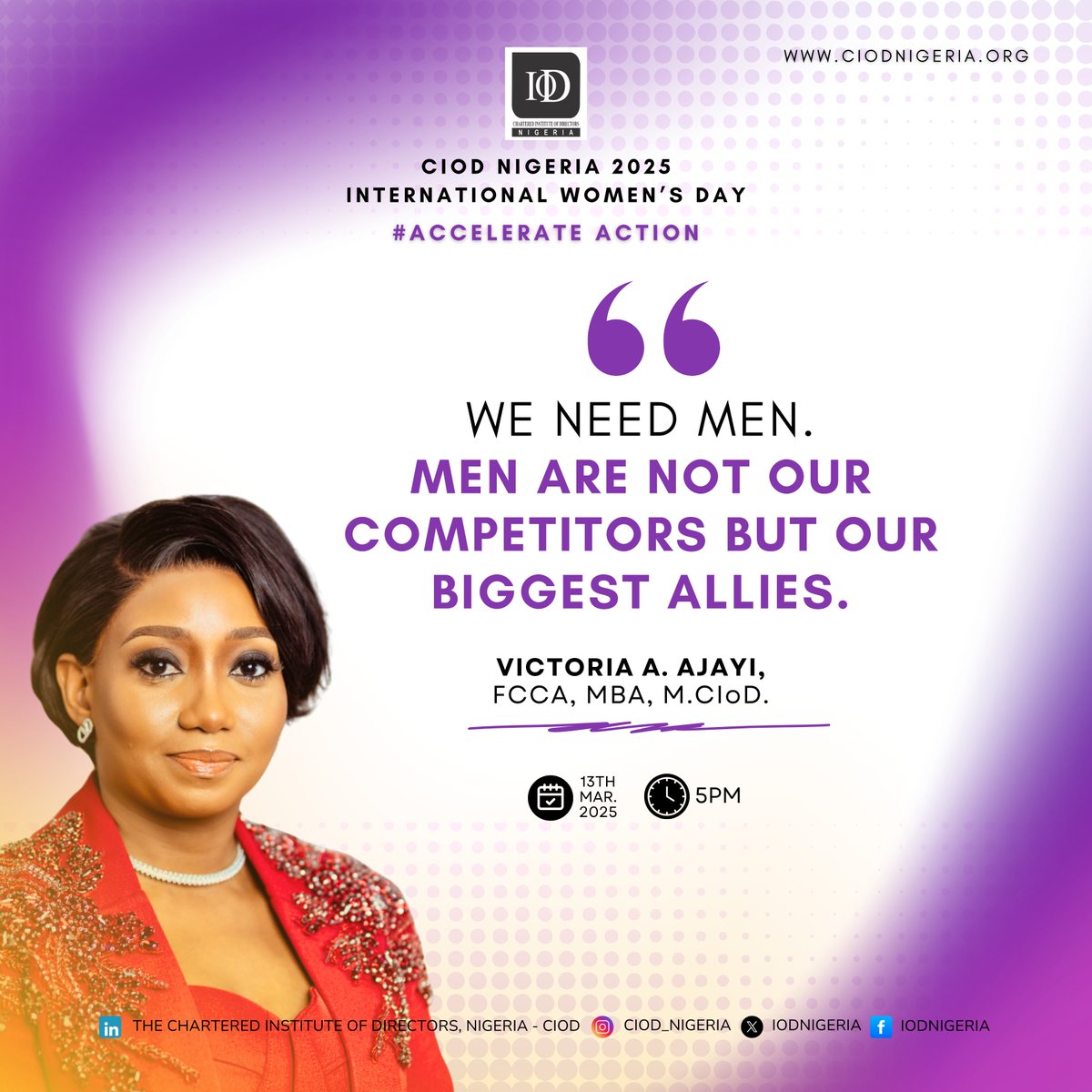 CIoDNigeria's tweet photo. as she shared thought-provoking perspectives on career growth and personal development.
Here are some notable quotes from the session...
#CIoD #InternationalWomensDay #AccelerateAction #Leadership #CareerGrowth #WomenInBusiness https://t.co/UpT1bfkKTn