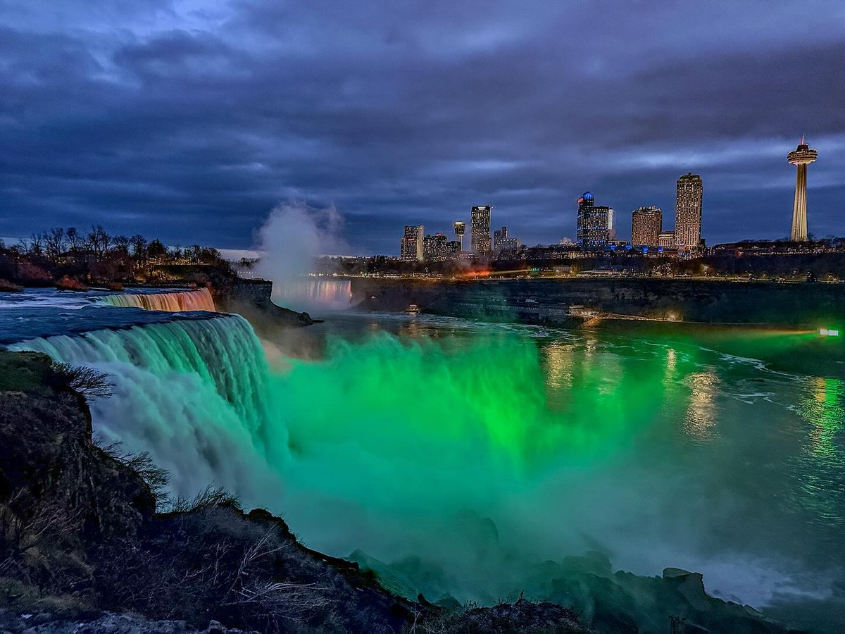 Niagara Falls USA (@niagarafallsusa) on Twitter photo Happy St. Patrick's Day! ☘️🌈
Tonight, #NiagaraFalls will be illuminated green for 15 minutes at the top of each hour, beginning at 8 p.m., for <a href="/TourismIreland/">Tourism Ireland</a>'s #GlobalGreening initiative.
📸: Instagrammer wandercuse Happy St. Patrick's Day! ☘️🌈
Tonight, #NiagaraFalls will be illuminated green for 15 minutes at the top of each hour, beginning at 8 p.m., for <a href="/TourismIreland/">Tourism Ireland</a>'s #GlobalGreening initiative.
📸: Instagrammer wandercuse