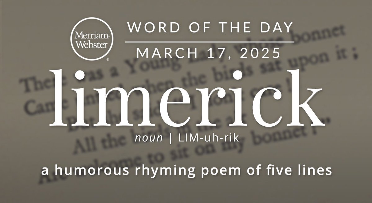 Merriam-Webster tweet media