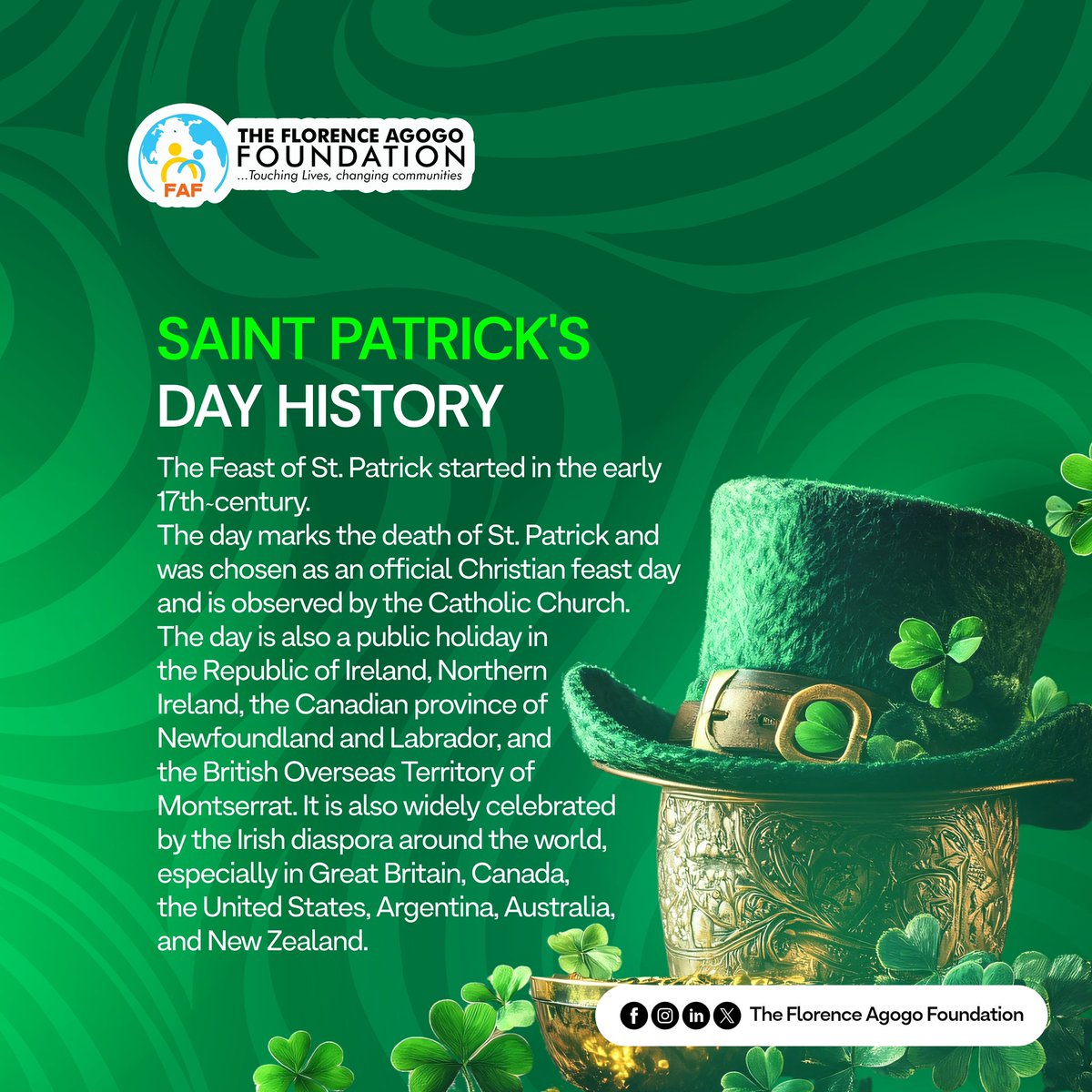FlorenceAgogoFN's tweet photo. #StPatricksDay https://t.co/zXwOpb6SZW