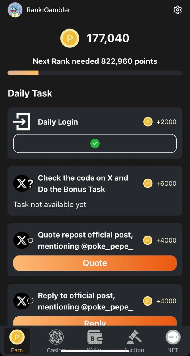 Lily Nguyen (@lily_nguyen111) on Twitter photo HOT: <a href="/Poke_Casino/">POKECASINO</a> RA MẮT CAMPAIGN AIRDROP 10% TỔNG SUPPLY! 🎁
Anh em tranh thủ cày sớm. Các task khá đơn giản + Free To Play nên dễ lụm.
⚡️Cách tham gia:
1️⃣ Join: t.me/poke_casino_bo…
2️⃣ Connect ví TON để nhận ngay 150,000 POKE points
3️⃣ Làm các task đơn giản như HOT: <a href="/Poke_Casino/">POKECASINO</a> RA MẮT CAMPAIGN AIRDROP 10% TỔNG SUPPLY! 🎁
Anh em tranh thủ cày sớm. Các task khá đơn giản + Free To Play nên dễ lụm.
⚡️Cách tham gia:
1️⃣ Join: t.me/poke_casino_bo…
2️⃣ Connect ví TON để nhận ngay 150,000 POKE points
3️⃣ Làm các task đơn giản như