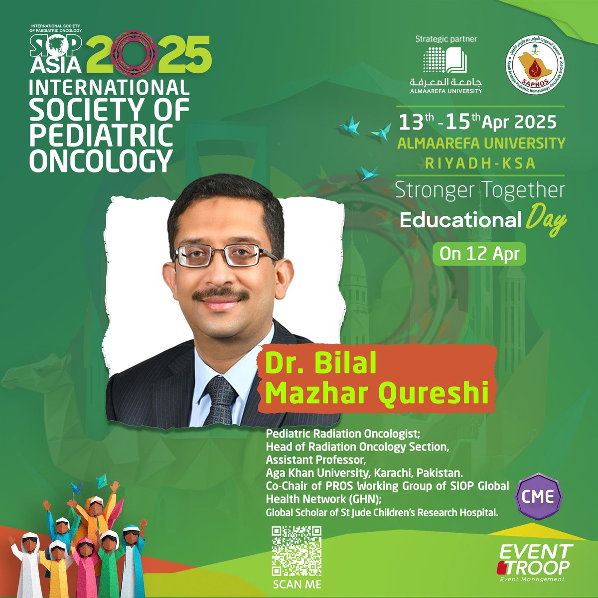 EventTroop's tweet photo. Still thinking about the latest in oncology?🔎
Listen in now with Dr. Bilal Mazhar and get your ticket to #SIOP to keep the learning going in his session at the conference!
Join SIOP now👇
https://t.co/vwWosegcEX
#Siopasia25 #Oncology #Riyadh #saudihealth #Eventtroop https://t.co/biGVbvpe4Y