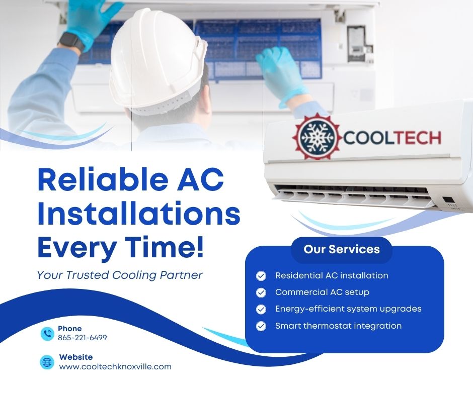 Cooltec70788195's tweet photo. Summer in Knoxville can be intense but your AC doesn’t have to be. Whether it's maintenance, repair or a brand-new installation, CoolTech Knoxville has you covered.
Learn More: https://t.co/g8GYZUgWf4
#AirConditioningKnoxville #HVACKnoxville #ACServiceKnoxville #StayCoolKnoxville https://t.co/V5xmxwSfnQ