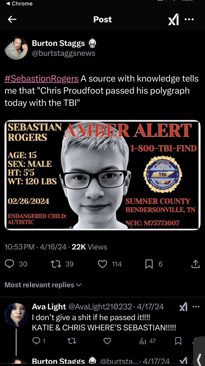KT87985373's tweet photo. Chris proudfoot took and passed his polygraph on April 15 and the phone call with heather cohen and Chris Proudfoot’s boss happened around April 25th so Seth Roger’s, Tony Mathis, and Justin Jensen (clutch them pearls) caught lying to their audience again tonight. Seth and his mother Robin Roger’s were notified by TBI after Chris took his polygraph on April 15 also. #lies
#sebastianrogers #sethrogers #tonymathis #clutchthempearls
