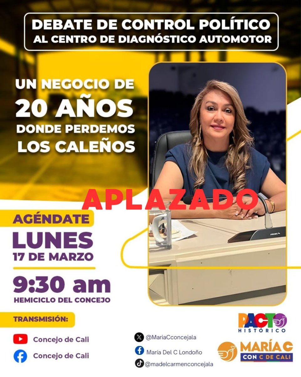 María del Carmen Londoño Sanna (@mariacconcejala) on Twitter photo 