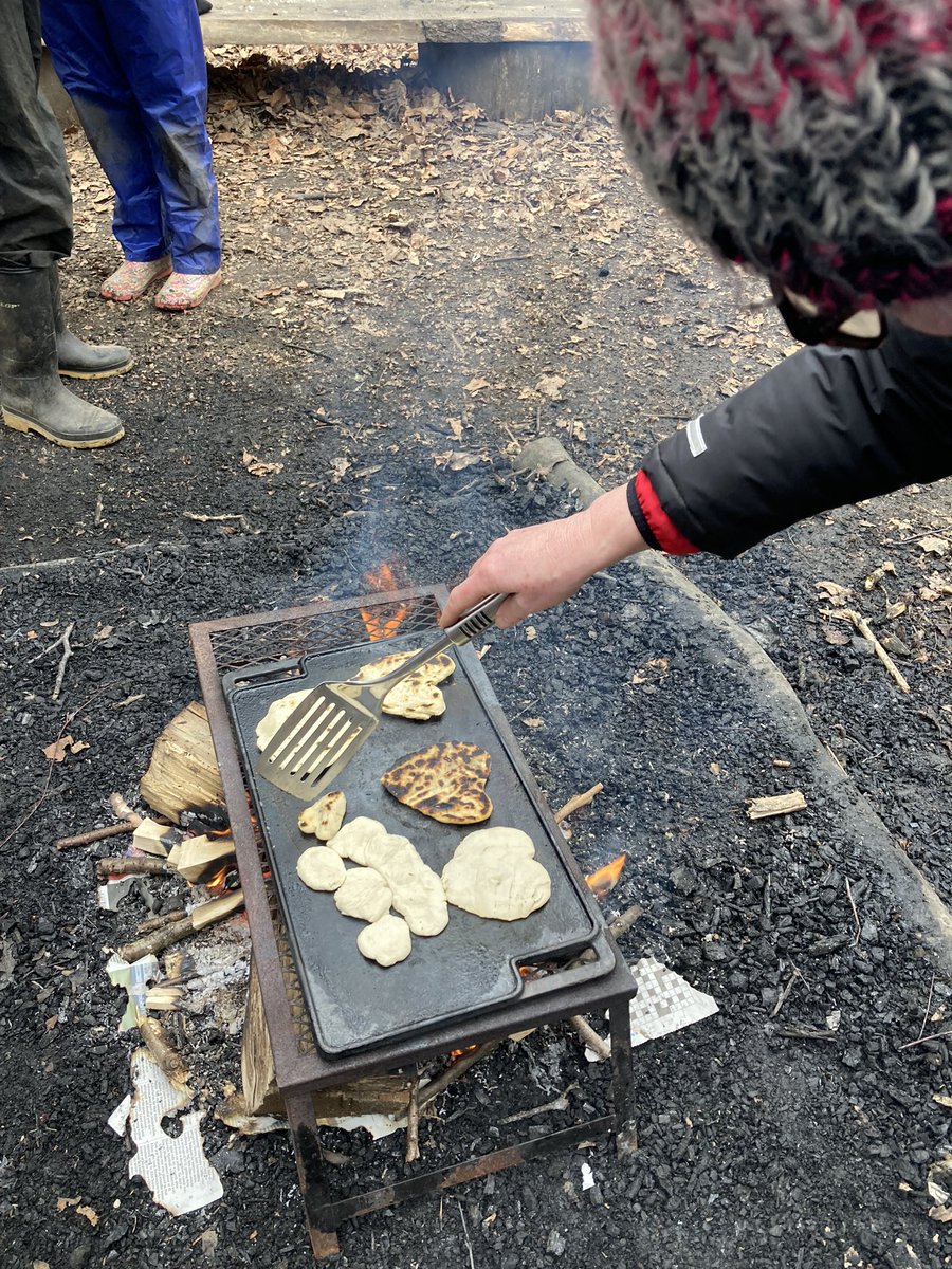 PipersForestSch's tweet image. Flatbreads were on the Forest menu today. Our year 6 students were great at preparing, cooking and eating their bread! 🔥🫓 😋 #campfirecooking #lifeskills #pipersprep