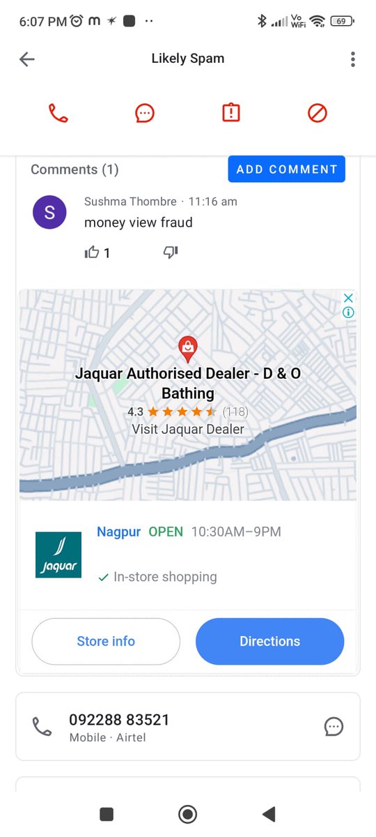 <a href="/mymoneyview/">moneyview</a> this collection agent is continuously calling my friends and family and harassing them and also sharing my outstanding loan information with them. Urgent help needed <a href="/RBIsays/">RBI Says</a>