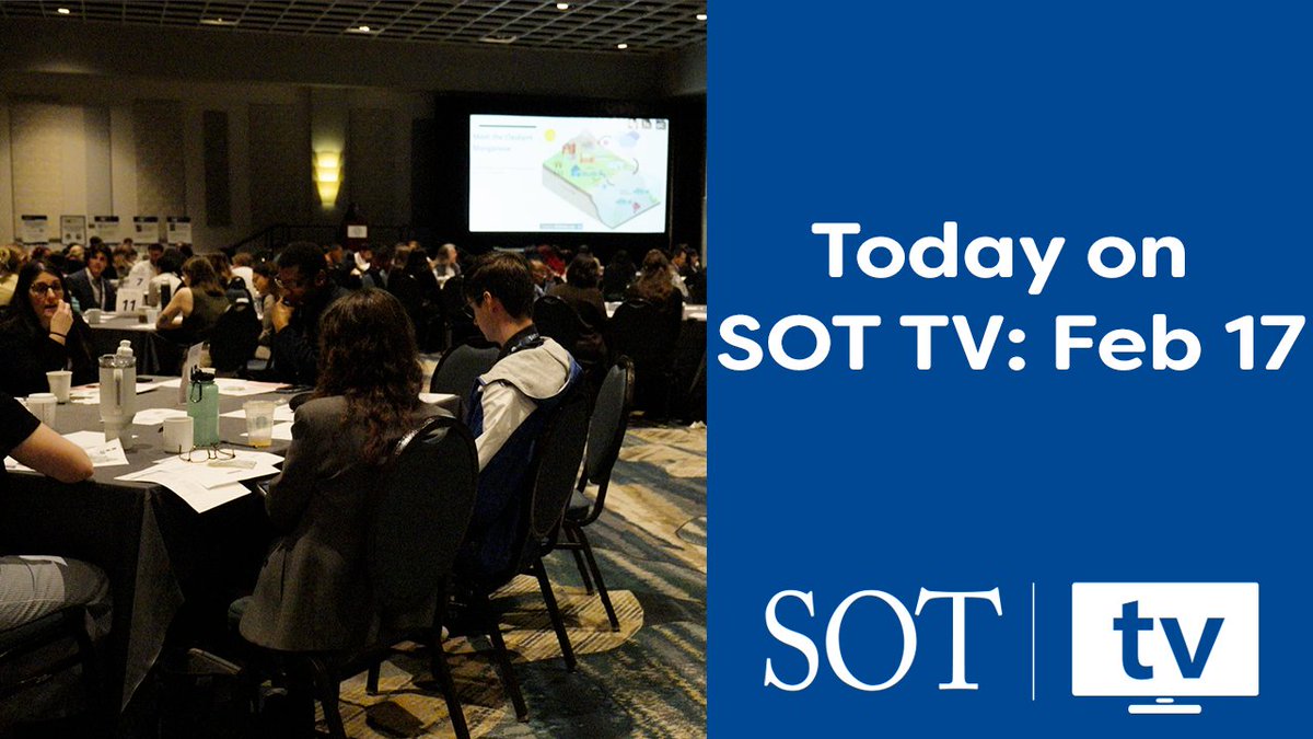 WebsEdge_Med's tweet photo. ☣️ DAY 1 OF SOT TV is NOW LIVE! ☣️

On the first day of SOT TV we're diving into everything from the air we breathe to the food we eat. Toxicology is all around us - let's take a closer look! @SOToxicology #2025SOT #ToxExpo https://t.co/xmumfdZcDH https://t.co/fpOmnxwHKn