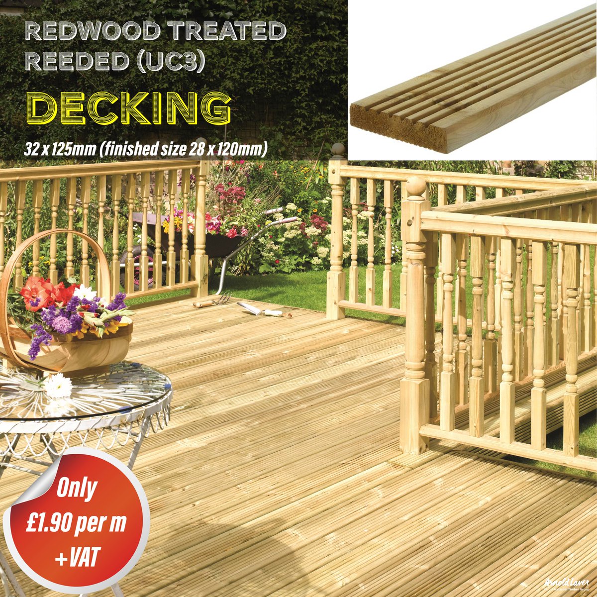 🌱 Fresh deals are blooming! Don’t miss out—shop now while stocks last! 
🔗ow.ly/FbXr50ViYk5
#decking  #redwood #redwooddecking #timberdecking #FreshDeals #BloomingDeals #ShopNow #OutdoorLiving #DeckingLife #GardenDeals #DeckingDesign #timberspecialist