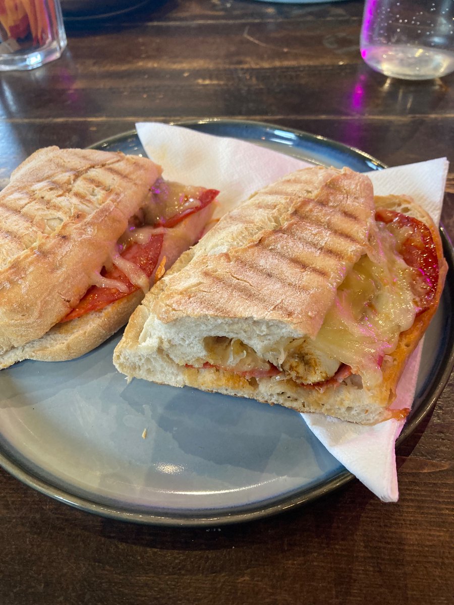 Chicken, Cheese and Chorizo sandwich :)