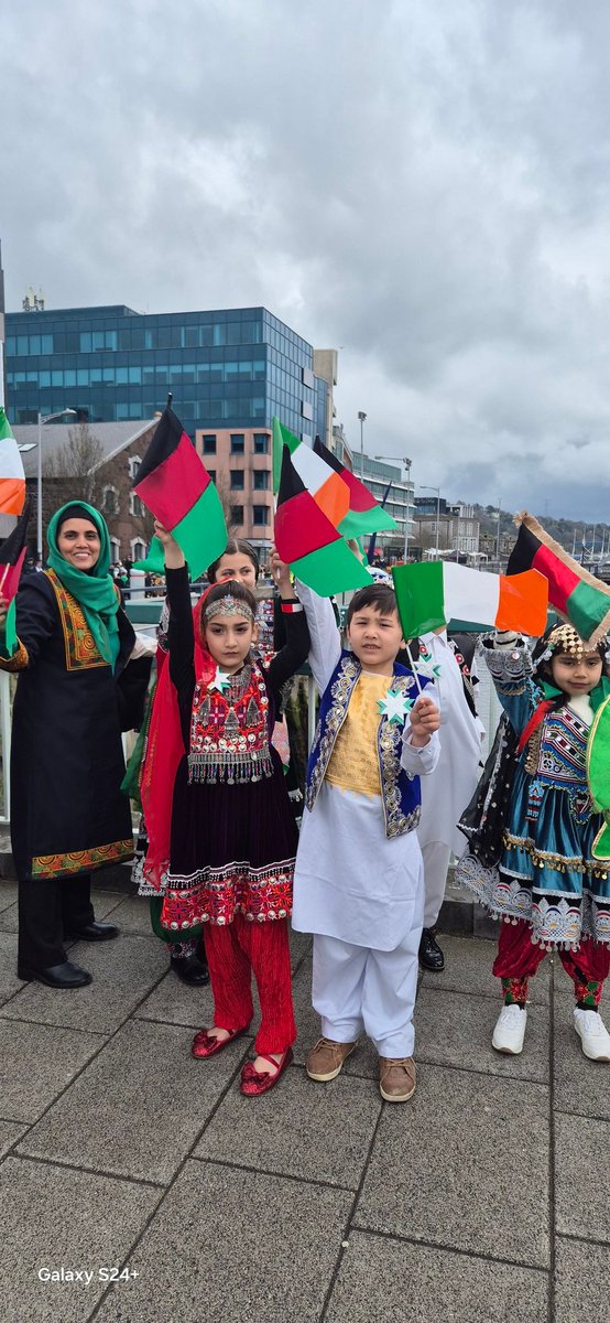 Members of the Afghanistan Community in Cork all set to take part in the Parade at 1pm.

#LaFheilePadraig