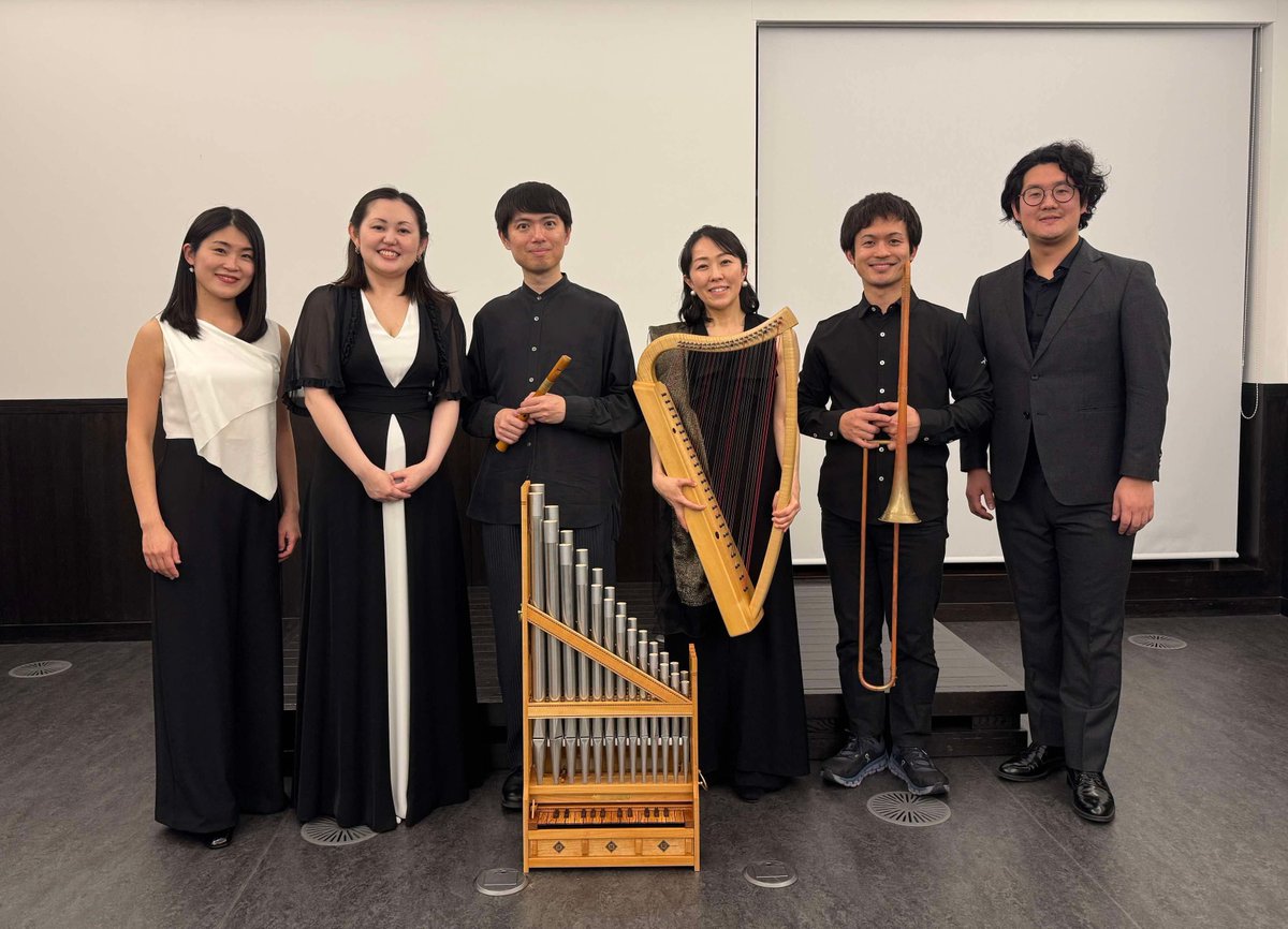 ProjectMuMe's tweet image. プロジェクト・ムジカ・メンスラビリス第三回公演「人はなぜデュファイの音楽を残したのか？」冷たい雨の中沢山のお客様に見守られ無事に終了いたしました🌸☔️ご来場くださいました皆様、ありがとうございました😊

PMMの今後の展開にご期待ください🌸
感想ハッシュタグは #PMMデュファイ にて🌸