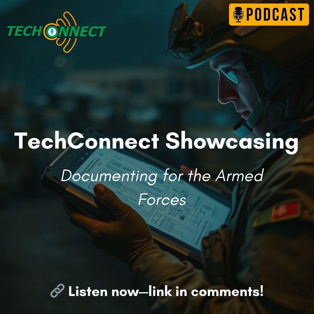 TechConnct's tweet photo. How do soldiers access mission-critical info when traditional manuals won’t cut it? 🤔

This week, TechConnect explores military-grade documentation—where usability, security &amp; real-time adaptability matter most.
https://t.co/A8YrupJTLw https://t.co/XH0mDXMuQk
