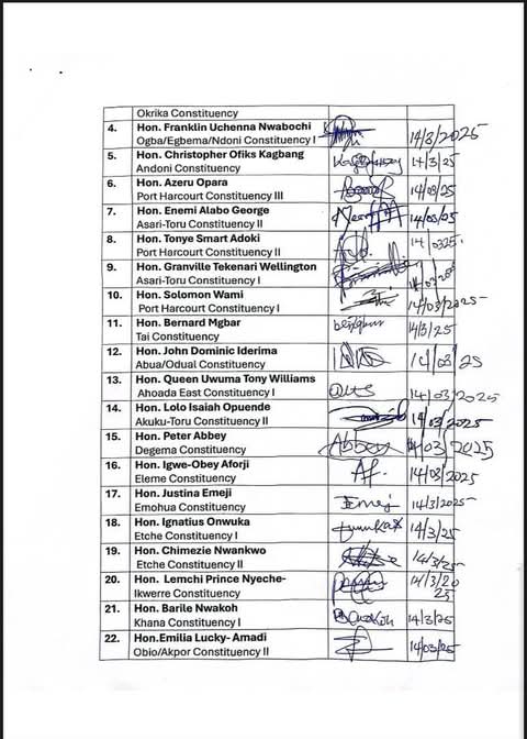 brightn450's tweet photo. Just In ...
 RSHA commences impeachment move against Governor Sim and his deputy, Ngozi Ordu, over alleged gross misconduct
The only alphabet that can save Sim now is "O,A &amp; F Note these are pipuls names he should call them
#impeachment #Dremo #NYSC #DalotisDalot #VictorOsimhen https://t.co/iM2Y80TuBq