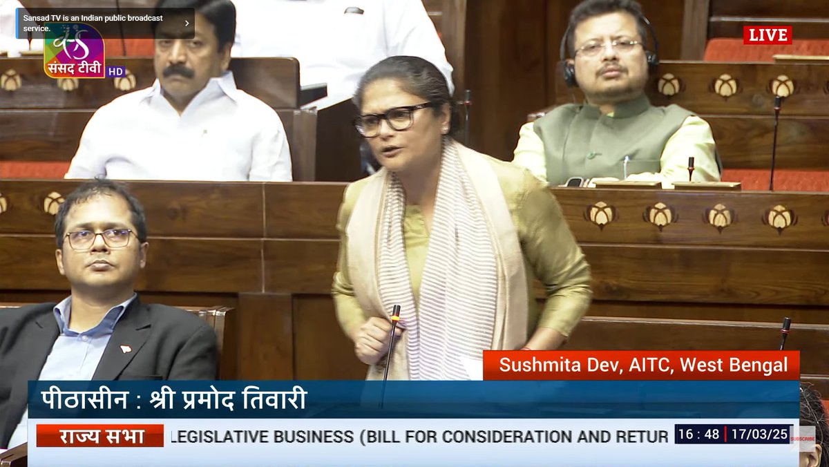 #HeardinParliament 
While speaking on #Budget for #Manipur in #RajyaSabha, Sushmita Dev, AITC highlighted problems faced by people due to #internetshutdowns:
- 212 days of shutdown, 5088 hours out of total of 7812 hours nationwide in #Manipur alone

Short #Thread