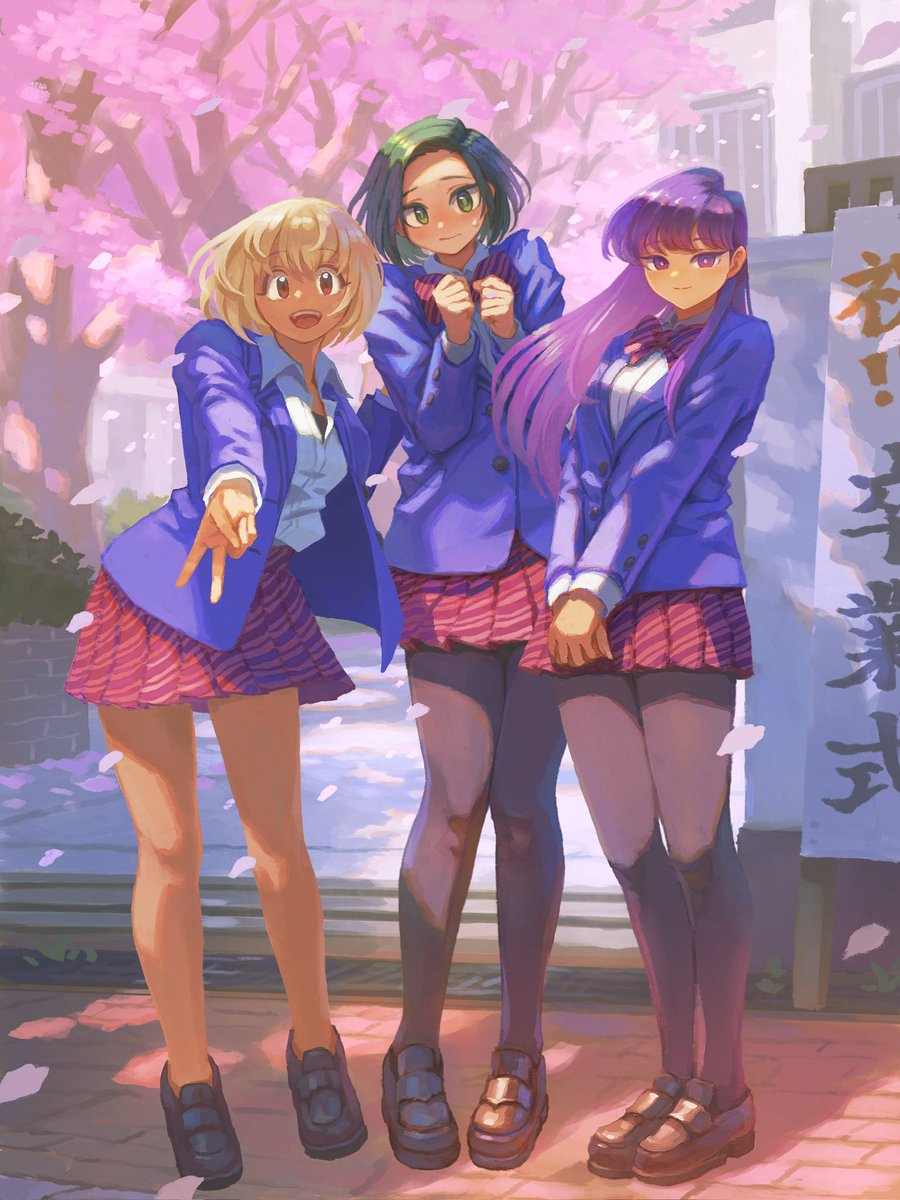 式後の古見さんを描きました　一生ものの心に残る作品をありがとうございました！最終巻のコミュ500がとても楽しみです✨