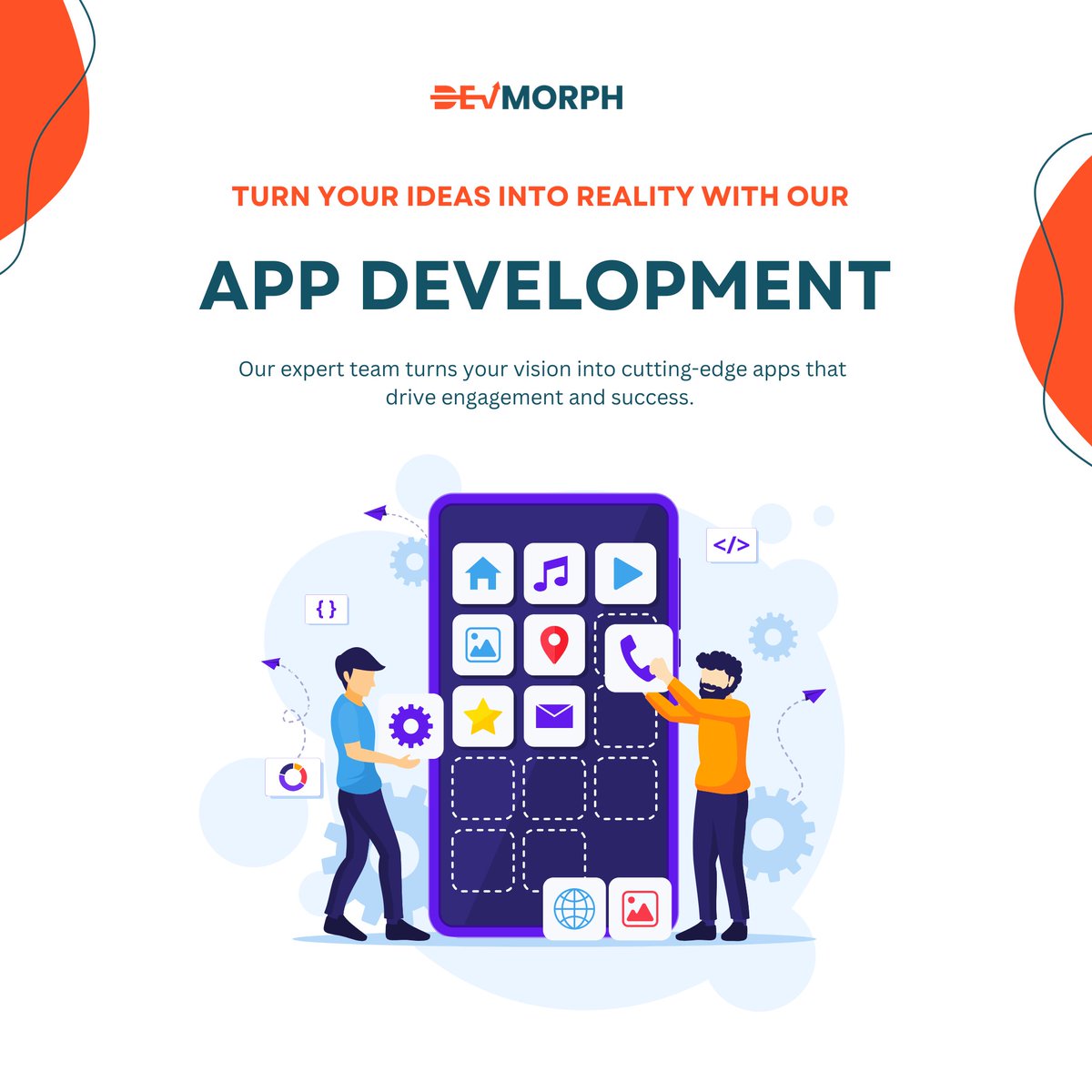 devmorphs's tweet image. Custom app solutions built for you! Transform your ideas into powerful apps with DevMorph.

📩 contact@devmorph.com | 🌐 devmorph.com

#AppDevelopment #CustomApps #Devmorph