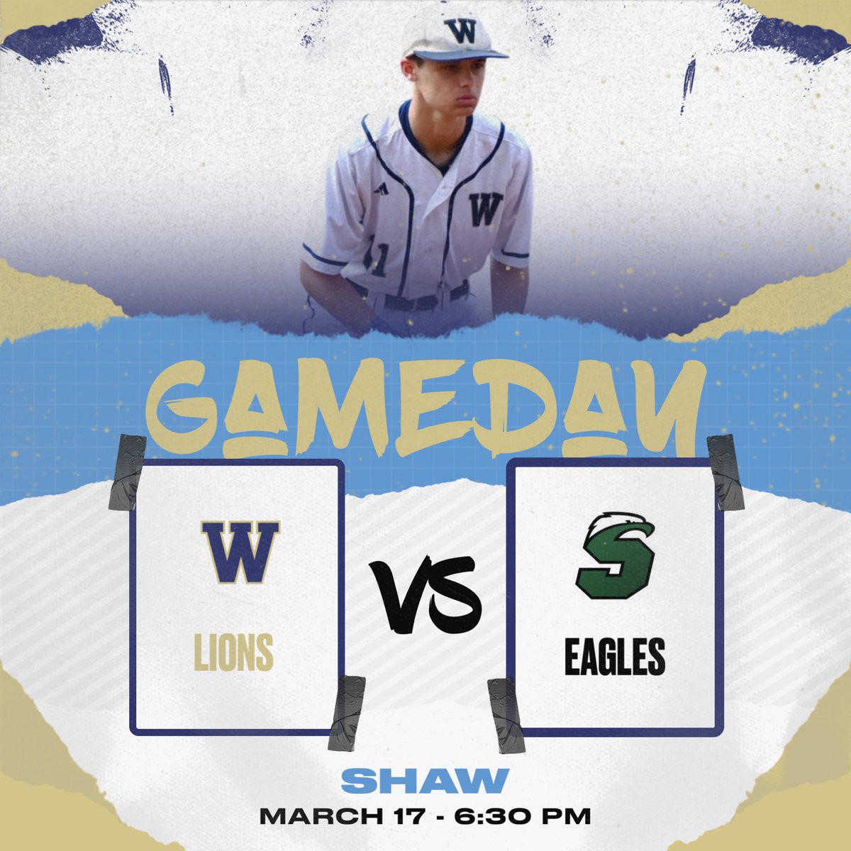 District Game Day‼️
⚾️- GEAUX DAY
🆚- Shaw 
📅- 3/17/2025
📍- Shaw
⏰- 6:30 PM
#TRUST #STATEMENT #DAWG