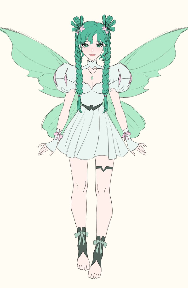 good morning, here's a fairy sketch :3
