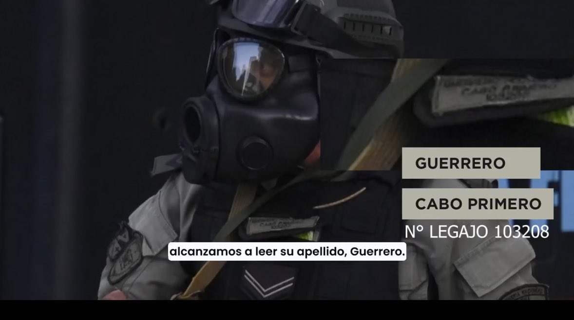 El criminal que le disparó a Pablo Grillo. Botones hasta en el nombre.