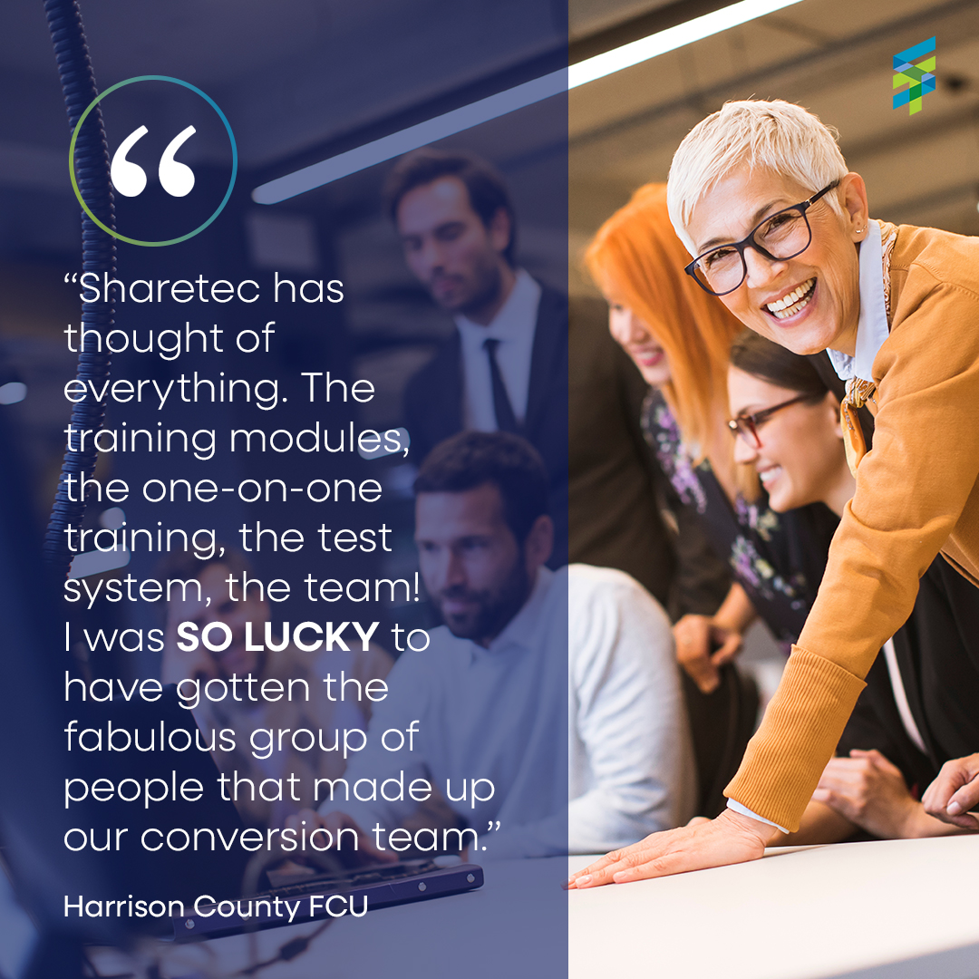 🍀Happy St. Patrick's Day! For Credit Unions, the 'Pot o' Gold' at the end of the rainbow is a web-based core that grows with you!🌈 Discover why Harrison County FCU felt SO LUCKY during their #Sharetec Velocity conversion: ow.ly/J3Xw50Vim05

#StPatricksDay #CreditUnions