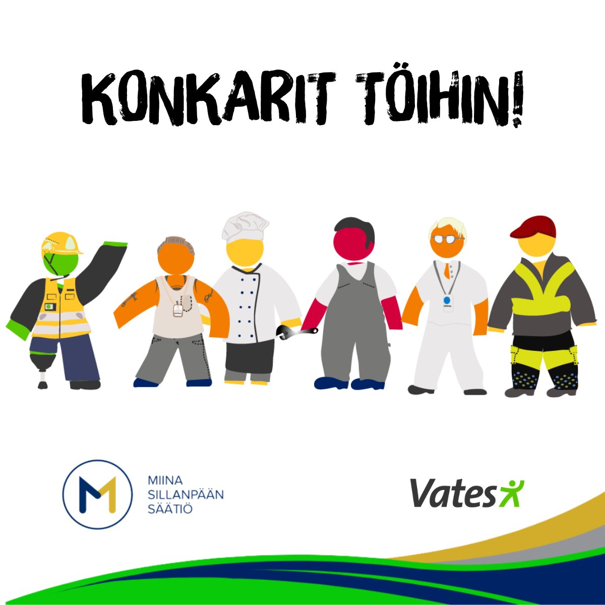 Onko sinulla kokemusta konkarityöntekijöiden rekrytoinnista tai esihenkityöstä? Selvitämme yli 55v. suomenkielisten miesten työllistymistä edistäviä tekijöitä. Ota yhteyttä viim. 31.3: Anne Kallio 044 493 1300 (Ark klo 8-17) tai anne.kallio@vates.fi Infoa: vates.fi/projects/konka…