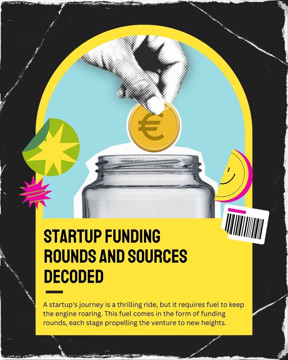 commercio_spmc's tweet photo. Let's decode startup funding rounds and their sources step by step!🚀

#startup #mondaypost #funding https://t.co/qdIWG9Wjll