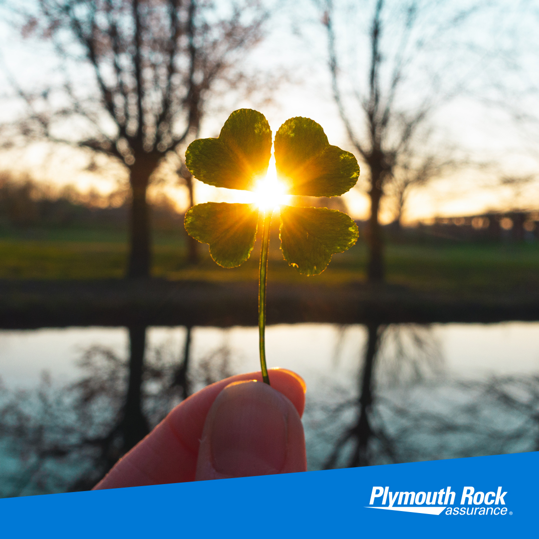 Feeling lucky this St. Patrick’s Day? 🍀 Make sure your car insurance is just as reliable as your four-leaf clover! Drive with confidence knowing Plymouth Rock has you covered. Get a quote today. #PlymouthRock #StPatricksDay ms.spr.ly/6017qEFlW