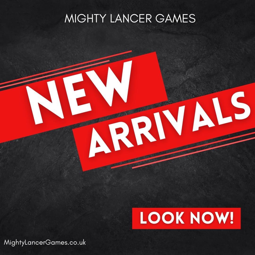Lots of lovely new things added to the website, take a look mightylancergames.co.uk/collections/new