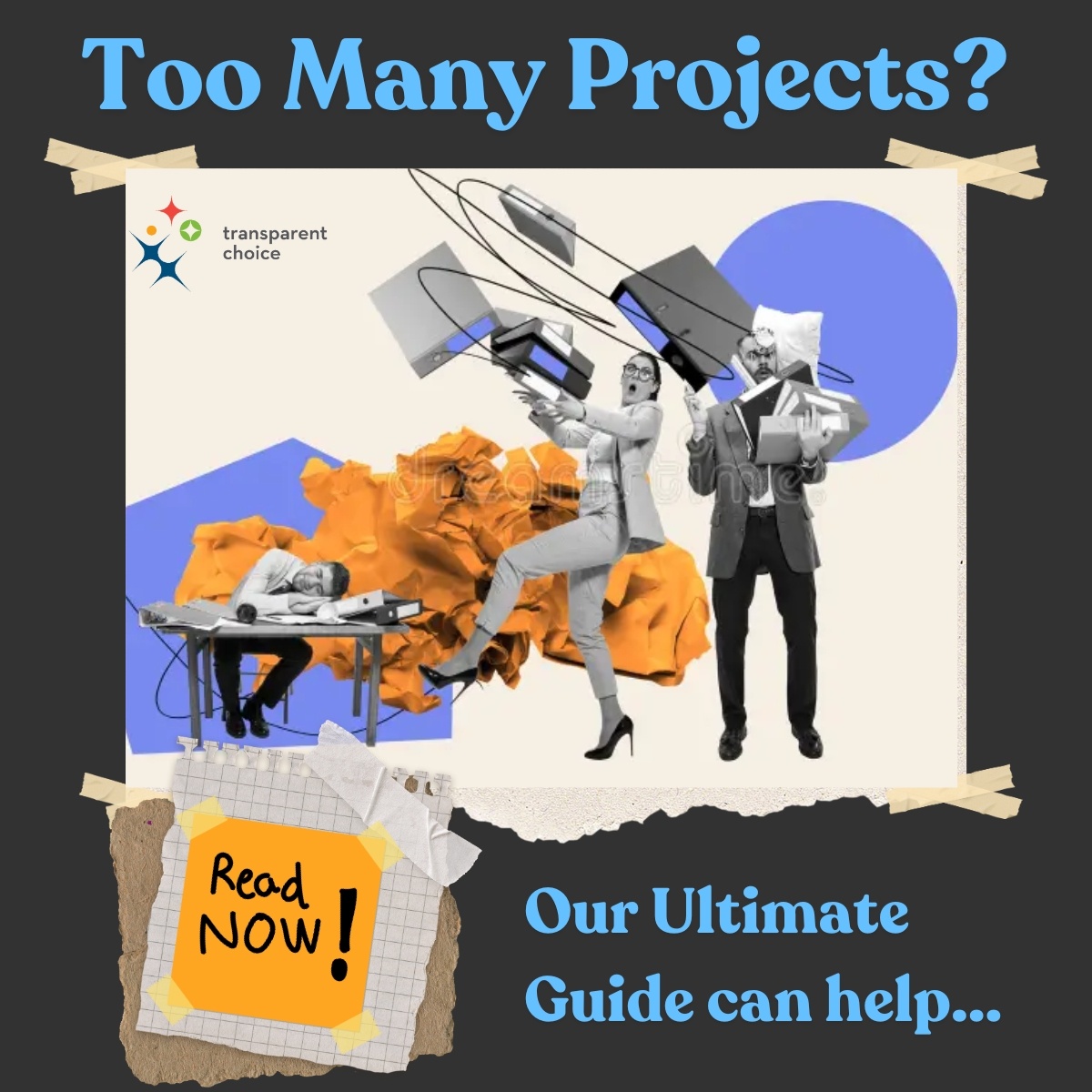 transparentch's tweet image. Feeling stuck in a cycle of endless projects with little progress? It's time for a change! Our free guide explores the root causes of project overload, and offers practical solutions to regain control...
hubs.ly/Q03bs-VG0
#PMO #PortfolioManagement #ProjectPrioritization