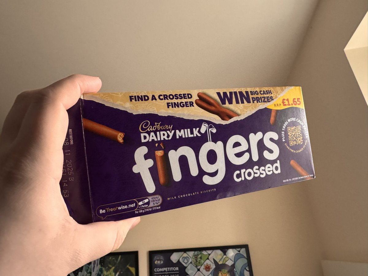 Just smashed a box of fingers while working. Didn’t even realise until I finished the box 🫠