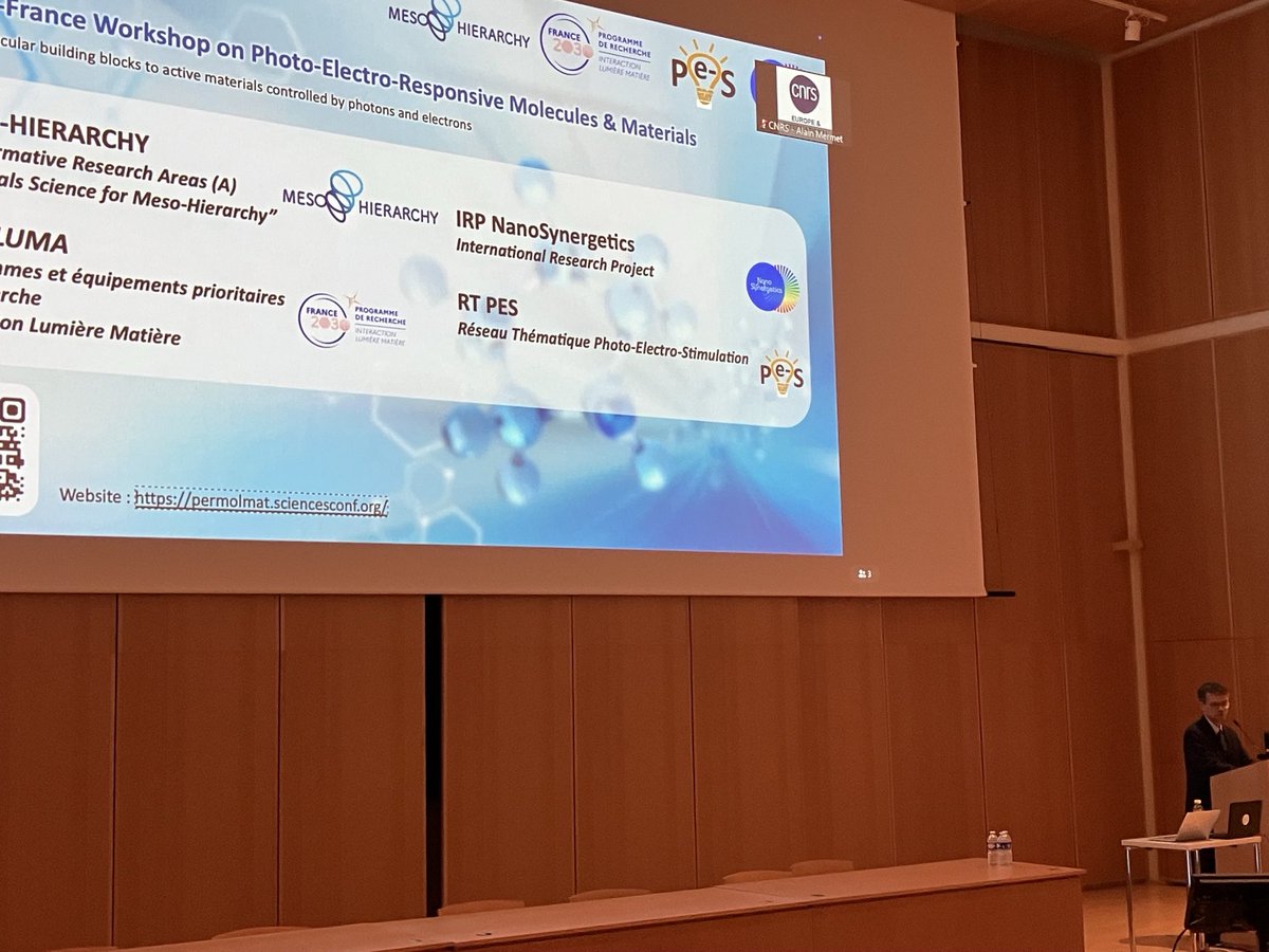 #ENSParisSaclay   PERMolMat-precious joint workshop, thanks Keitaro and colleagues in PPSM and MesoHierarchy teams!