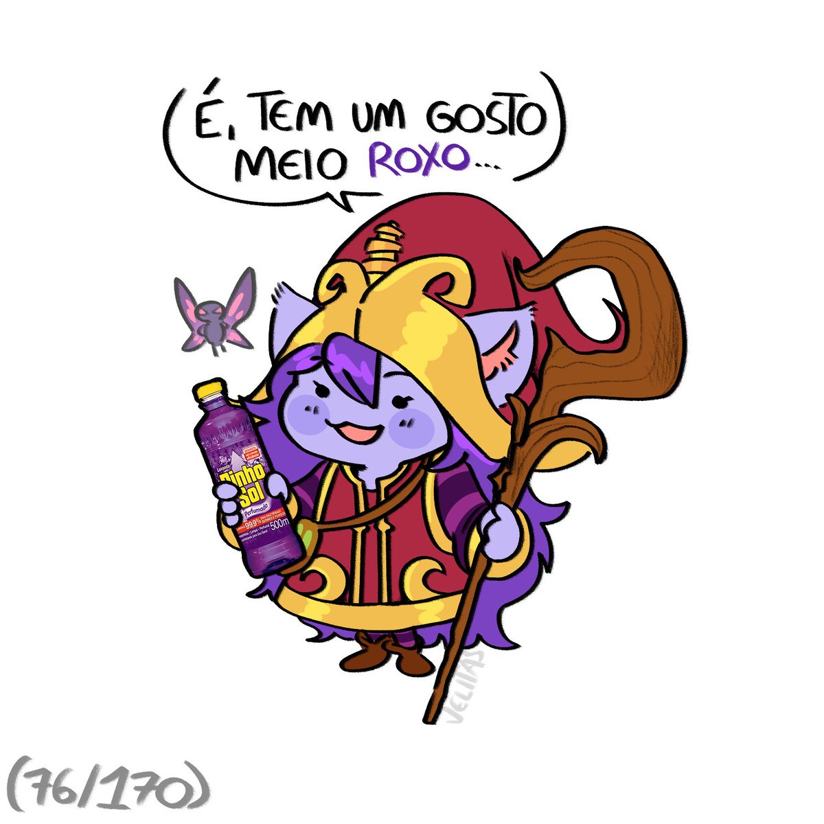 souvelitas's tweet photo. todo dia um campeão do LOL: Lulu (dia 76) https://t.co/86d6gfZGMD