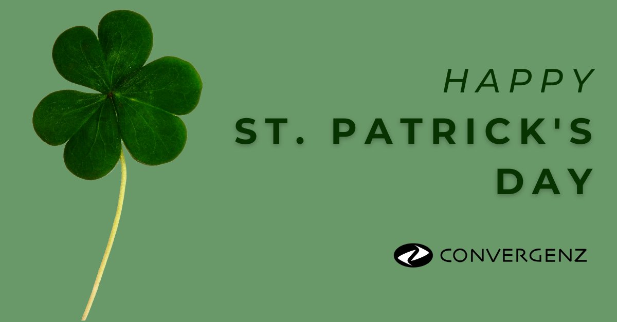 ConvergenzLLC's tweet photo. "May your troubles be less and your blessings be more, and nothing but happiness come through your door." ☘️✨ Wishing you luck, laughter, and a bit of Irish cheer this St. Patrick’s Day! https://t.co/yEqY1zE8PL