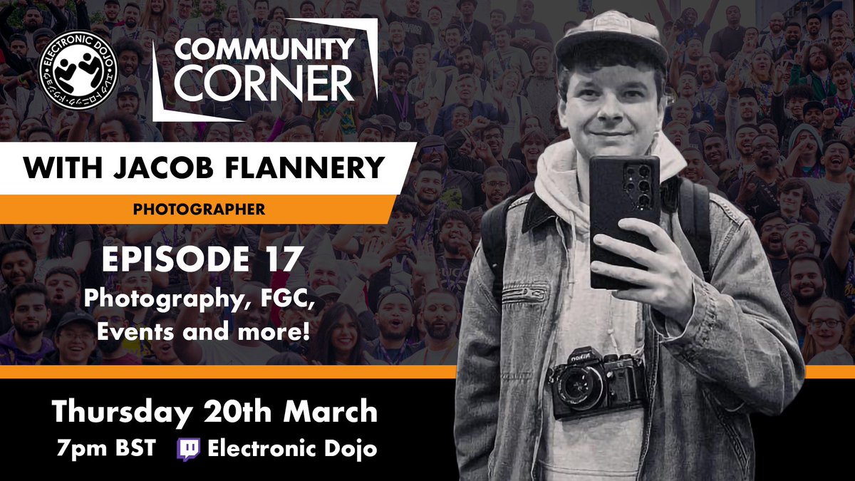 Community Corner is back! On this weeks episode, we’ll be chatting with <a href="/VisualsbyJacob/">Jacob 📸</a> 📸 We’ll be learning about his photography process, sharing some of his work and much more!

Join us at 7pm this Thursday on twitch.tv/electronicdojo and YouTube! 🔥

#communitycorner