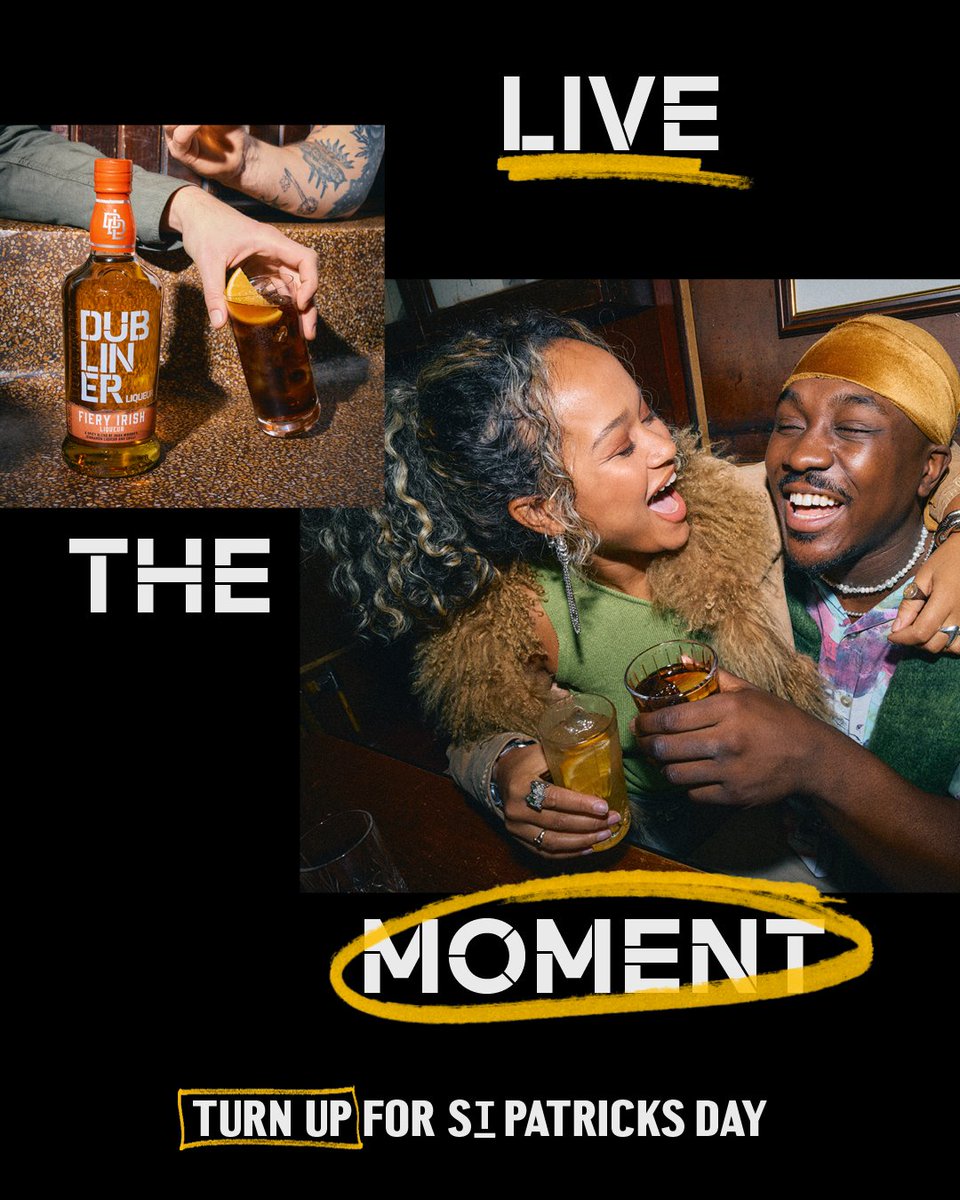 Turn up for St. Patrick’s Day.
No gimmicks.
Just whiskey. 
Live the moment.

#dublinerwhiskey #livethemoment