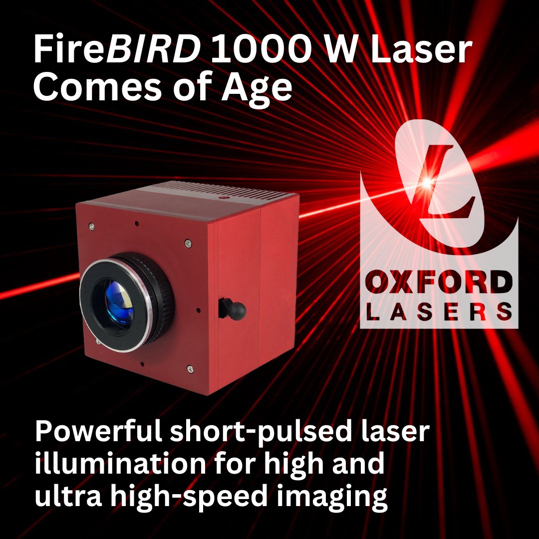 Oxford Lasers' powerful 1000 W FireBIRD outperforms standard industry laser illumination systems in high-speed imaging applications. Read our newest updates on the FireBIRD oxfordlasers.com/article/introd…