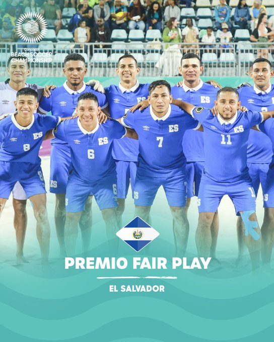 ChambitaMonge's tweet photo. Uno de los galardones que obtuvo #SelectaPlaya, ganador del Premundial Beach Soccer de CONCACAF 2025, fue el de equipo más disciplinado del evento celebrado en Nassau. https://t.co/z4wgtCNUAF