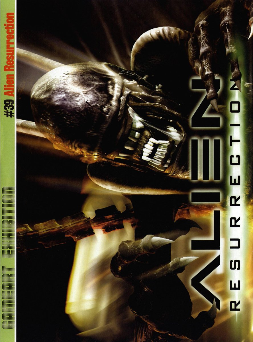 avpgalaxy's tweet photo. Time to throwback to the mid-1990s and dust off those old issues of #GamesMaster for these awesome promotional images for #AlienResurrection by #ArgonautGames on the #Playstation! #Alien #AlienEarth #AlienRomulus #Xenomorph #XenomorphXX121 https://t.co/5e2AiOzoGb