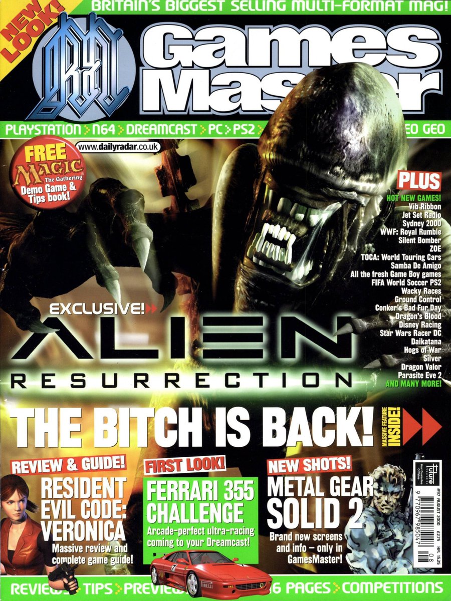 avpgalaxy's tweet photo. Time to throwback to the mid-1990s and dust off those old issues of #GamesMaster for these awesome promotional images for #AlienResurrection by #ArgonautGames on the #Playstation! #Alien #AlienEarth #AlienRomulus #Xenomorph #XenomorphXX121 https://t.co/5e2AiOzoGb