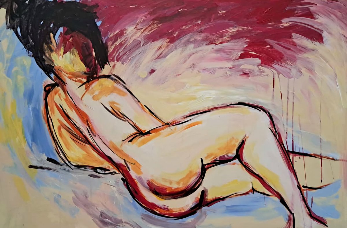 🟡 Collection 🟡 

Title: The Oily Nude
Artist: Marjan Tavakoli
instagram.com/agreeable112?i…
Media: Painting
All 15 XTZ

objkt.com/collections/KT…

#nftartist #nftart #objkt #tezos #tez