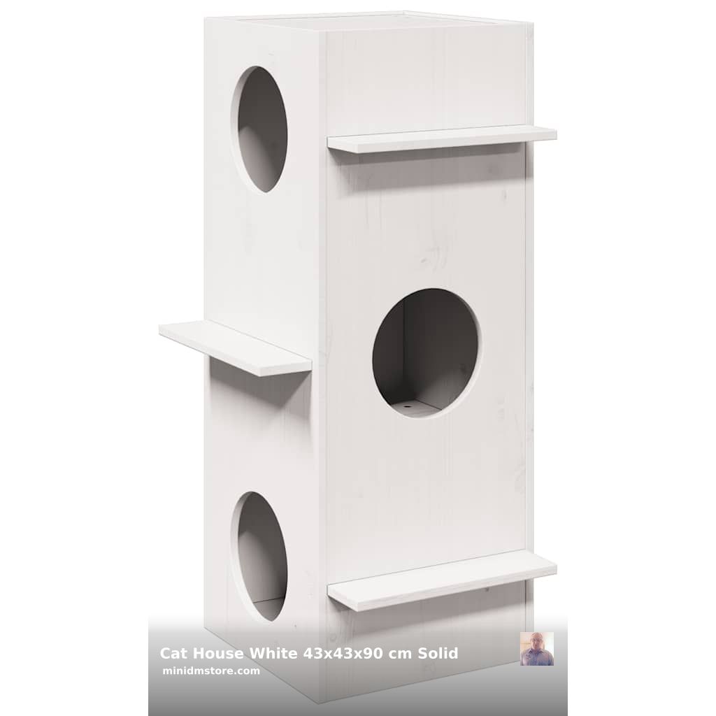 minidmstore's tweet photo. ⁉️CAN YOU BELIEVE IT⁉️

👌😍 Now selling at £96.79 😍👌

Cat House White 43x43x90 cm Solid Wood Pine 

👉 Shop the range here ⏩ https://t.co/3cvL3h7G86 👈 https://t.co/iTu7mKhdIq