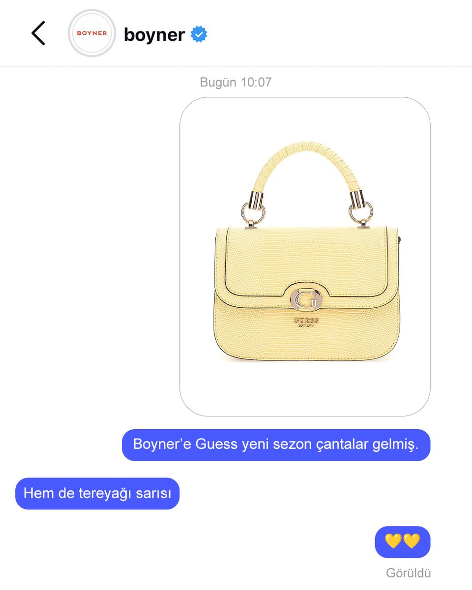 O çanta 💛

#Boyner #Guess #Bags #SS25 #BagTrends

bit.ly/4hFJobw