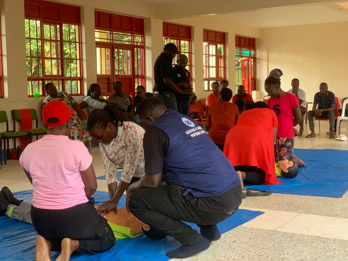 Empowering Educators with Life-Saving Skills! 🚑✨
We were honored to provide First Aid Training to the staff of Pre Express School, Kiwatule 🏫👏

During this hands-on session, teachers and staff learned essential life-saving skills, including:
✅ CPR,bandaging &amp;wound care