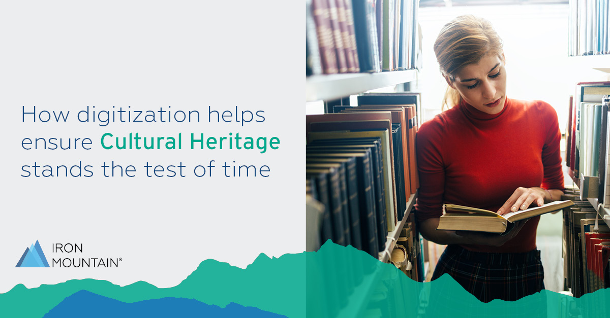 SimonMcNair's tweet photo. Cultural artifacts are disappearing, but digitization helps preserve them for future generations. Learn how @IronMountain’s solutions can protect and share our past: https://t.co/EXaxMX3MDB #PreserveOurPast #CulturalHeritage #IRMEmployee https://t.co/71PXVXeHNn
