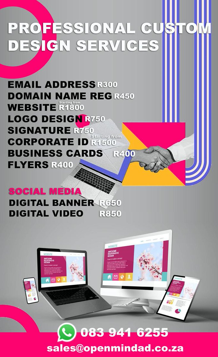 OpenMindad's tweet photo. @WaltJackman emailmarketing #domainnames #logodesign #signatureideas #CorporateIdentity #businesscarddesign #flyerdesign #DigitalMarketing #signagedesign https://t.co/JwMZTfOCd6