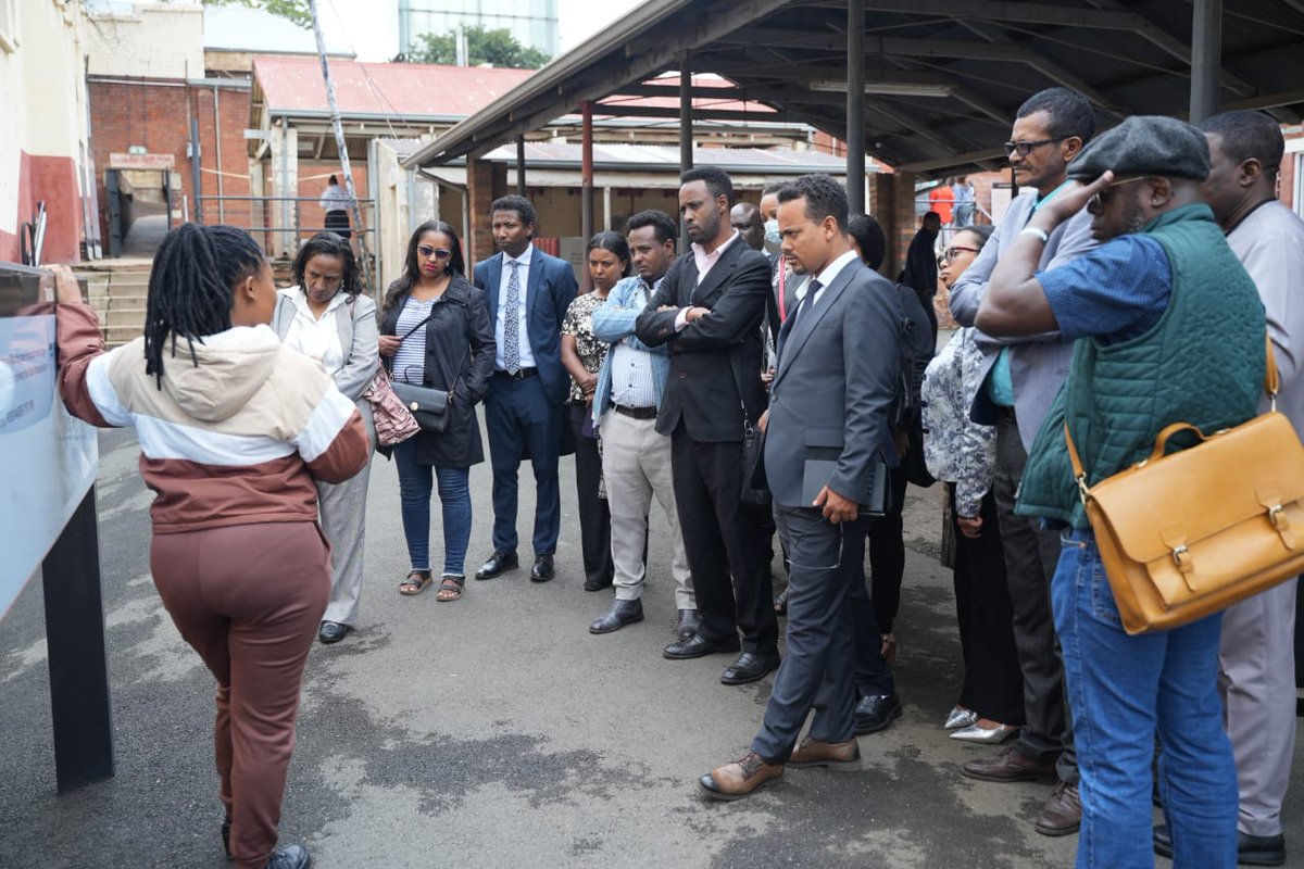 ChasiehN's tweet image. A study tour on #TransitionalJustice (TJ), led by @MinistryOfJustice, @AFSC, & @ISS, is underway in Johannesburg and Pretoria, South Africa (March 16-20, 2025). After arriving yesterday, we began today, with a visit to the Women’s Jail at Constitution Hill in Johannesburg.